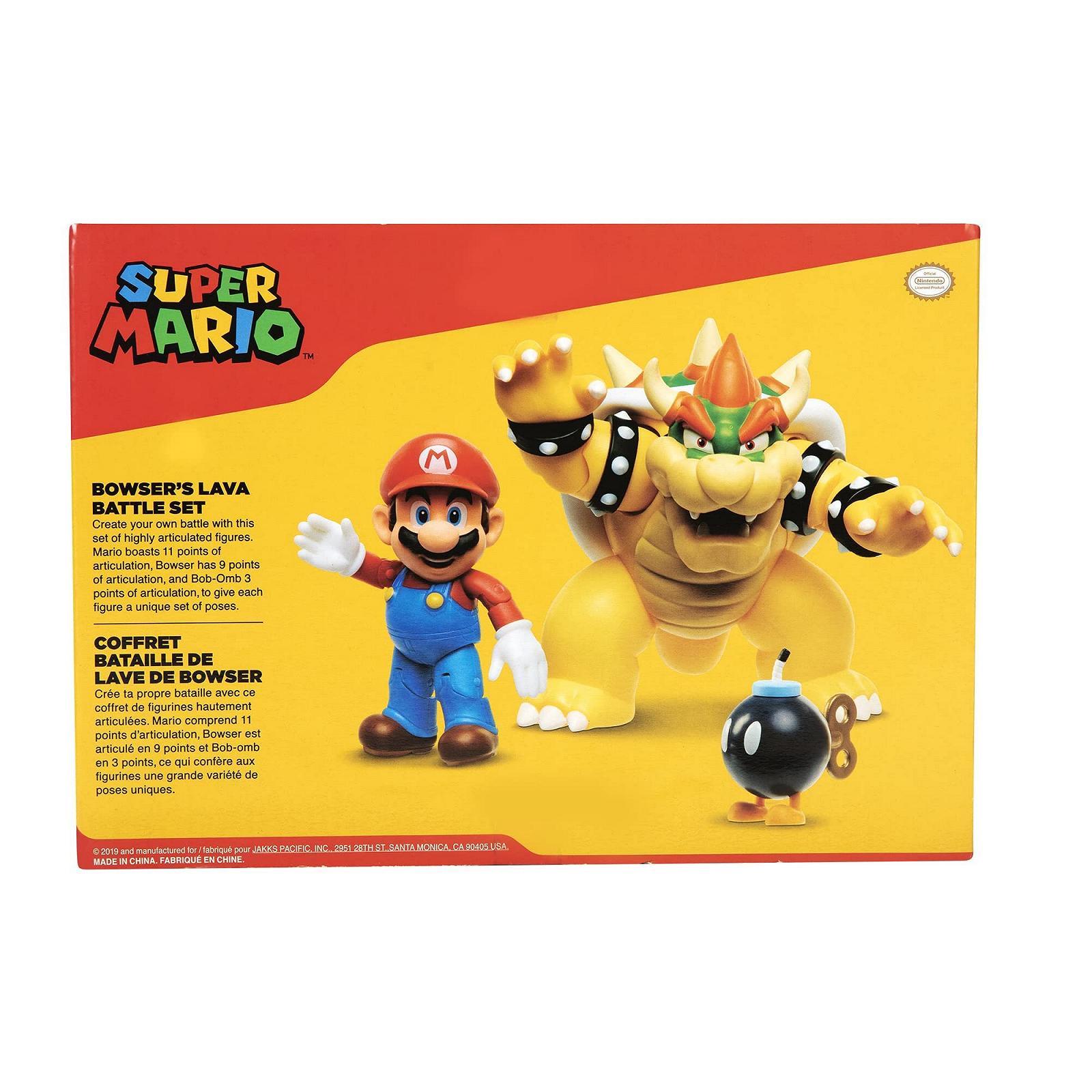 Набор фигурок Марио Nintendo Super Mario Боузер 18 см против Марио (Волна 1), фото №10