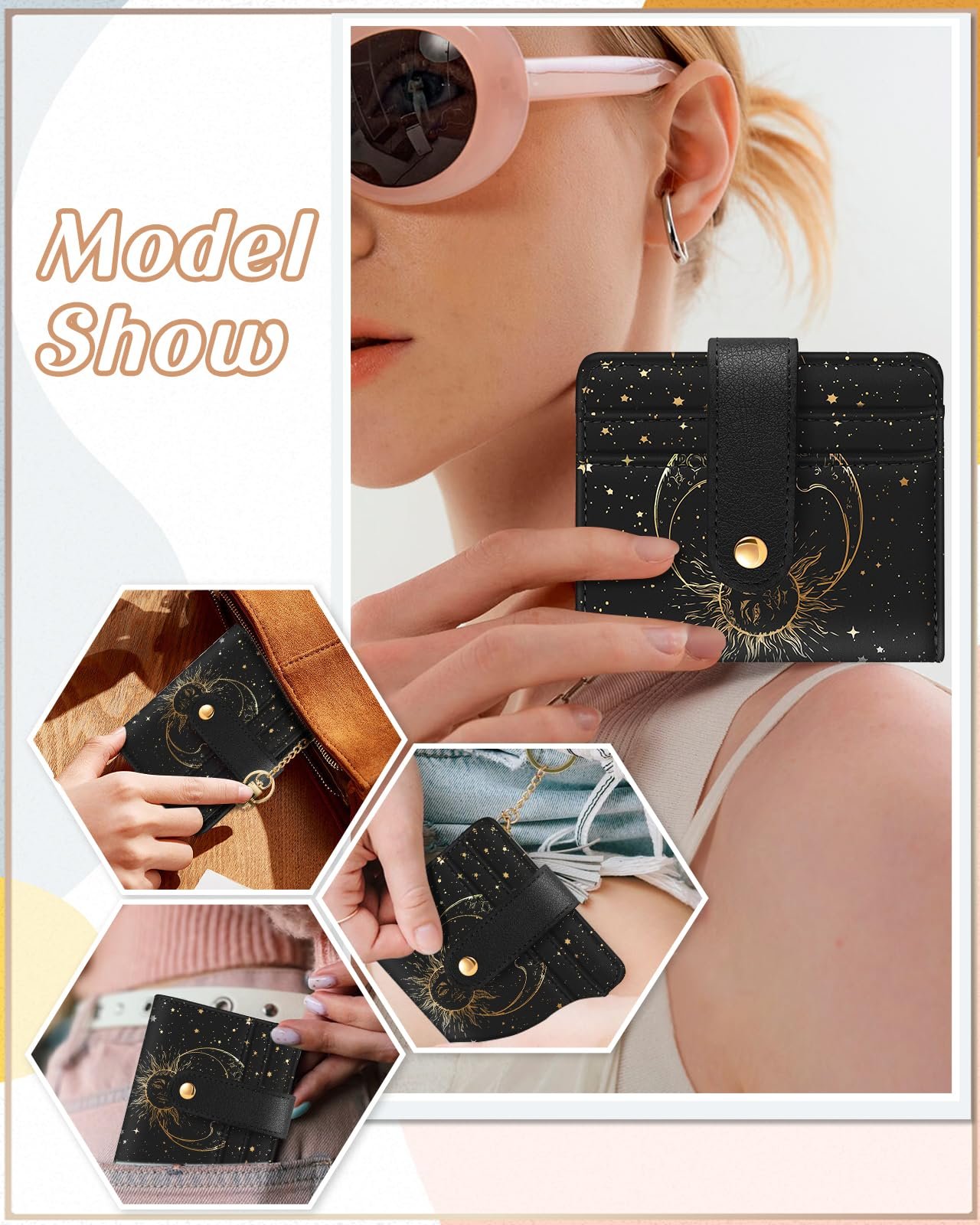 Кошелек для карт Pegmode Modern 1-sun moon, фото №6
