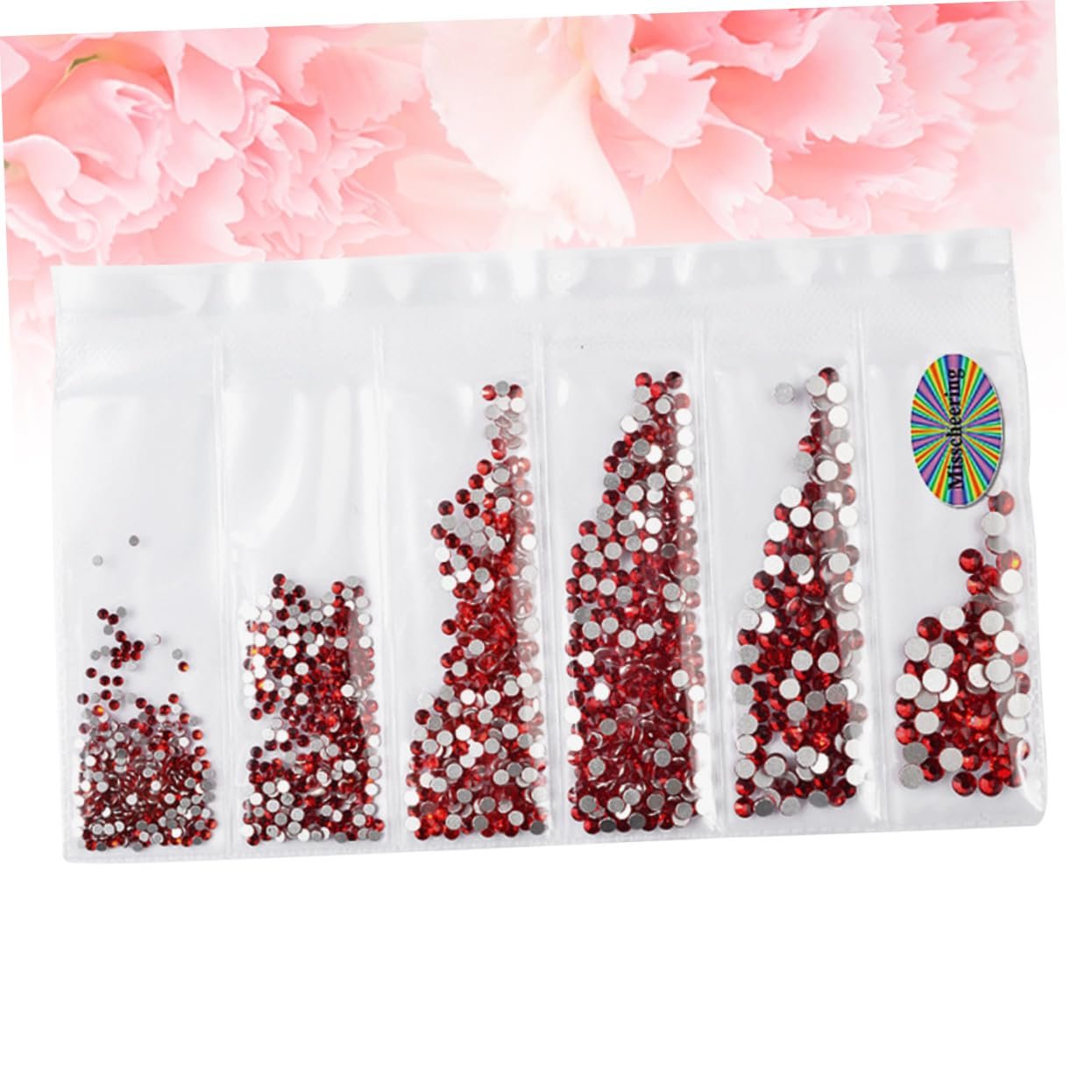 Стрази Червоний OUNONA 1364 шт., фото №3