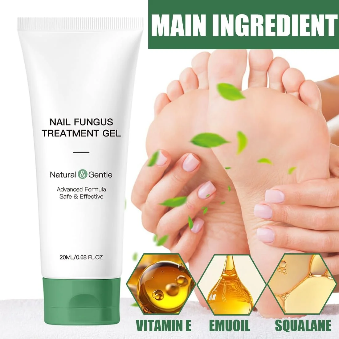 Гель для відновлення нігтів багатоцільовий, крем для нігтів (2 шт), фото №4