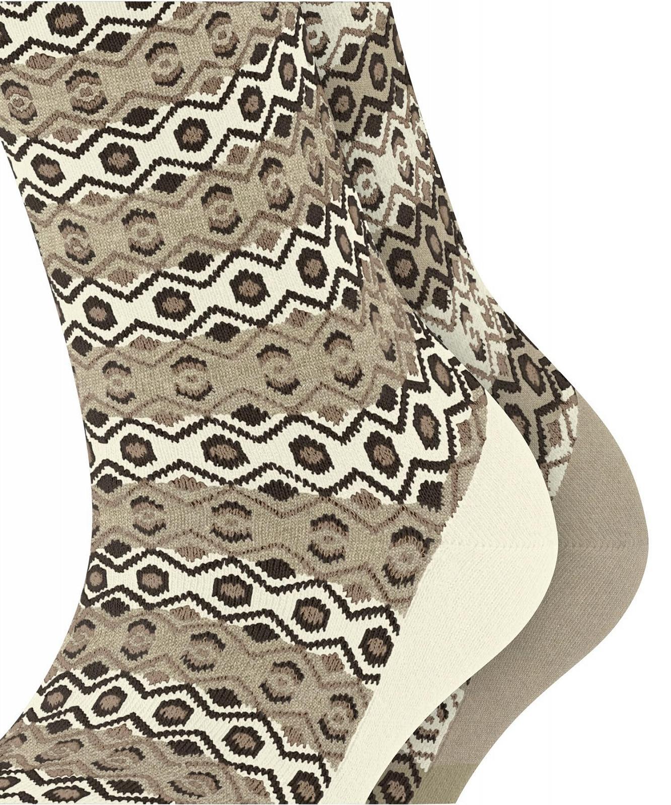 Носки ESPRIT Scandinavian, с узором, дышащие, из органического хлопка, 2 пары, фото №4