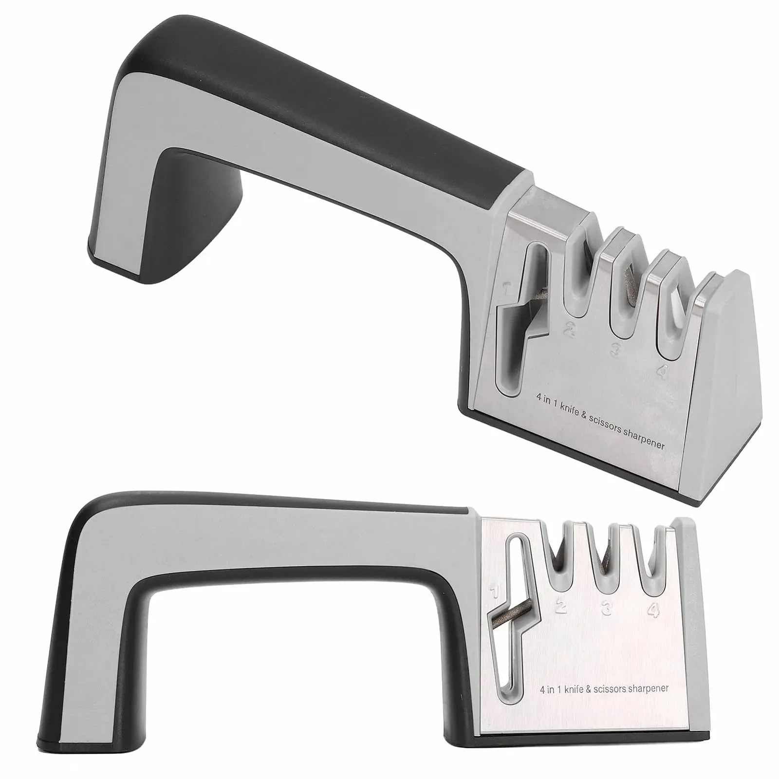 Точило для ножів та ножиць Швидке заточування Нековзна основа Компактне Міцне, фото №7