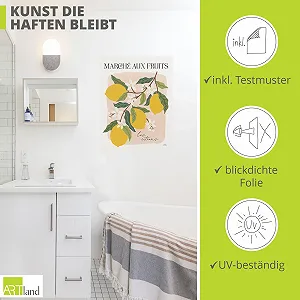 Наклейка на стіну ARTland U5SU 60 x 80 см Dopamine Aesthetic Mediterranean Summer Italy Flowers Amalfi Lemons synthetic.ua - Фото 1