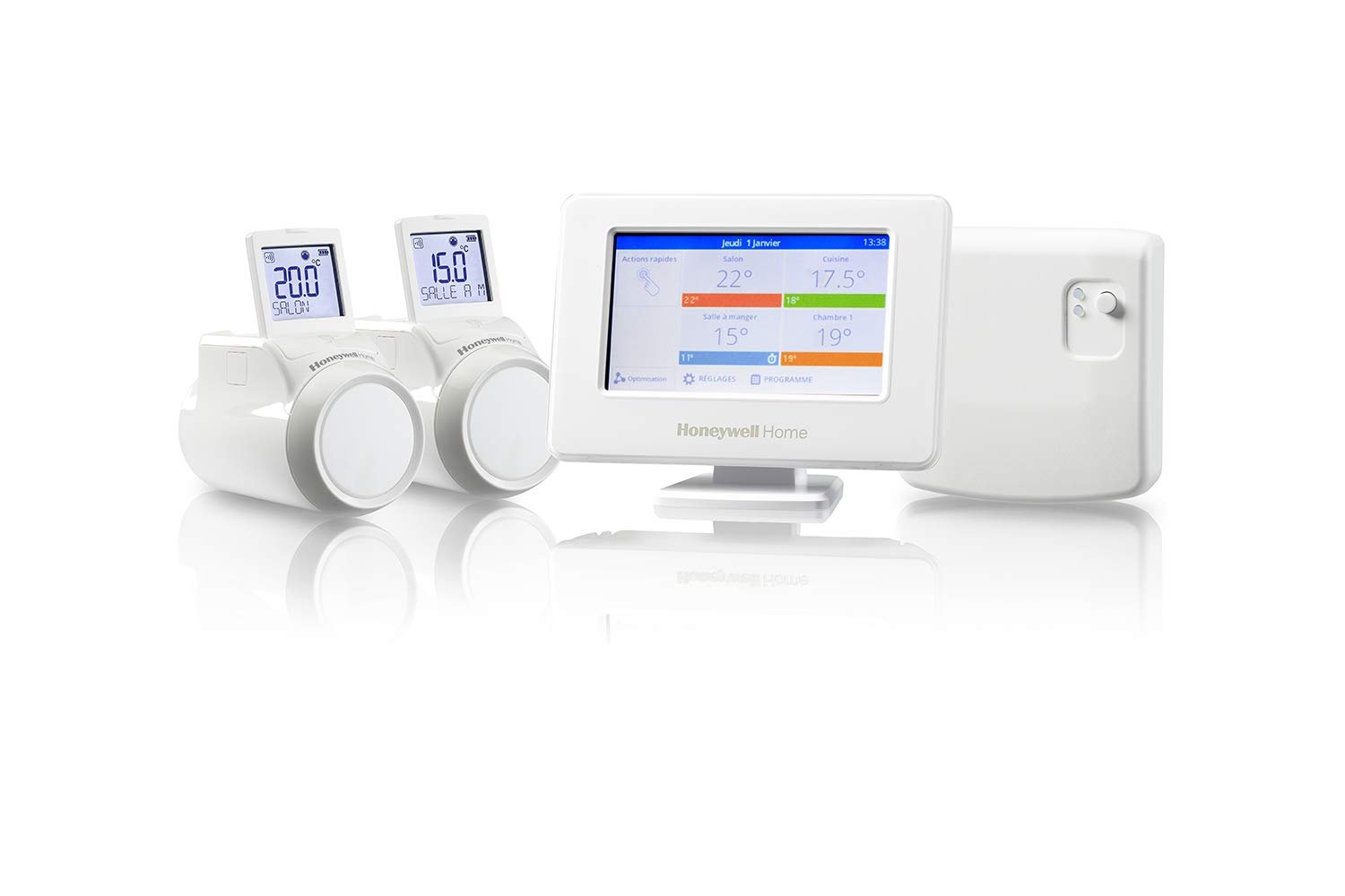 Термостат Honeywell Evohome с реле управления котлом, белый, THR99C3112, фото №1