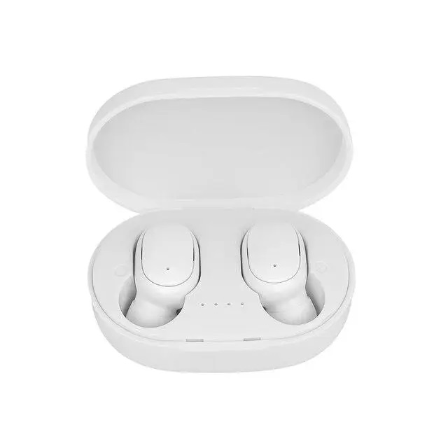 Беспроводные блютуз наушники с микрофоном и кейсом TWS A6S Airdots White, фото №1
