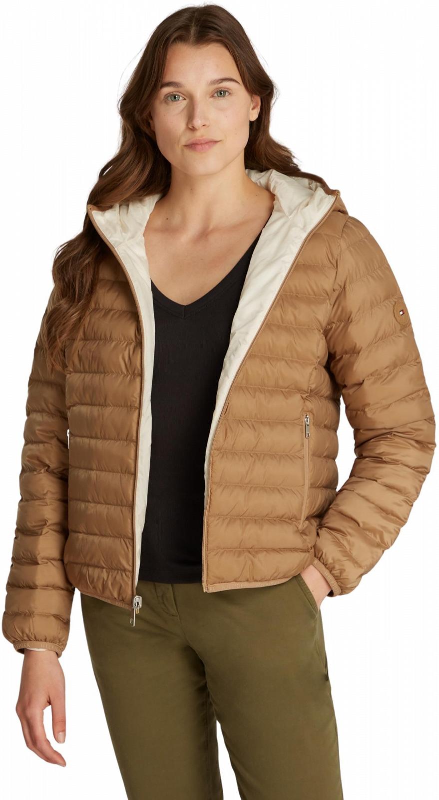 Куртка Tommy Hilfiger женская стеганая стеганая двухсторонняя, фото №1