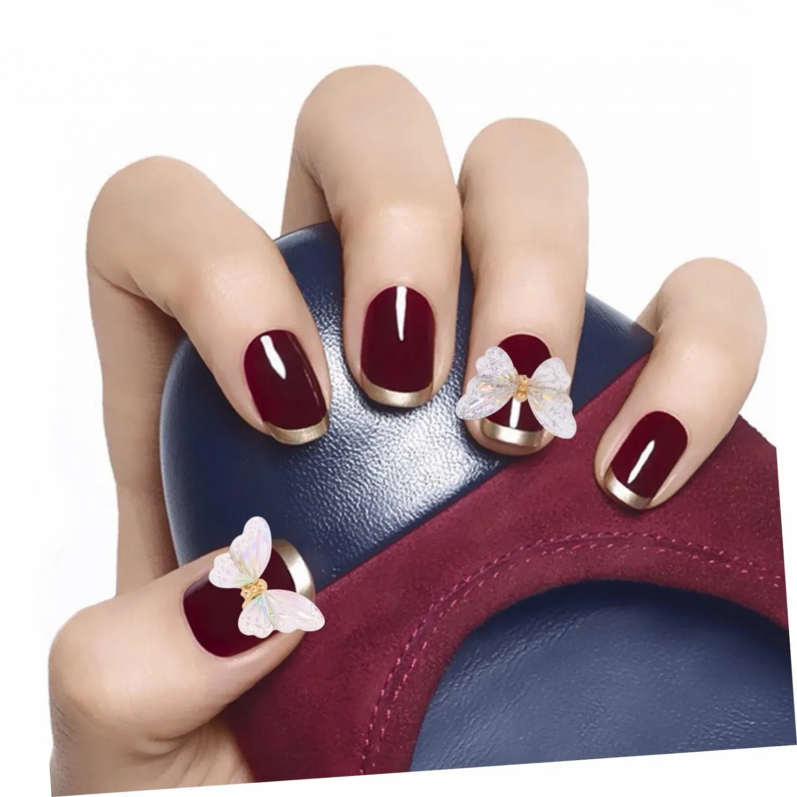 Украшение для ногтей Бабочка WOONEKY 8 шт., фото №5