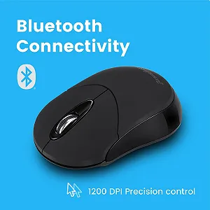 Мышь Perixx PERIMICE-802 Беспроводная Bluetooth Черный synthetic.ua - Фото 1
