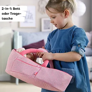 Сумка-переноска для ляльки HABA Рожева ціна на synthetic.ua - Фото 1 Сумка-переноска для ляльки HABA Рожева synthetic.ua - Фото 1