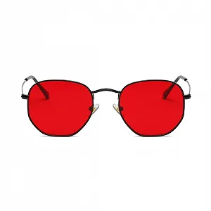 Солнцезащитные очки Классические многоугольные с тиснением, металлическая оправа для мужчин и женщин, защита от ультрафиолета. synthetic.ua - Фото 1