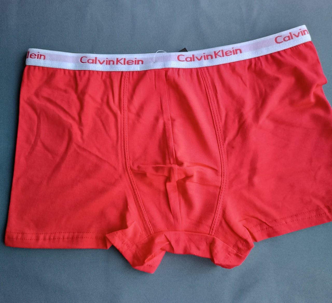 Чоловічі червоні труси боксери Calvin Klein, фото №1