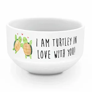 Миска Mr. & Mrs. Panda Turtles Couple, Керамическая миска - Фото 1