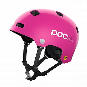 Шлем велосипедный детский POC POCito Crane MIPS Fluorescent Pink 2021 synthetic.ua - Фото 1