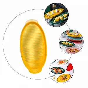 Форма для запекания Овальная Малая Керамическая с двойными ручками Термостойкая synthetic.ua - Фото 1