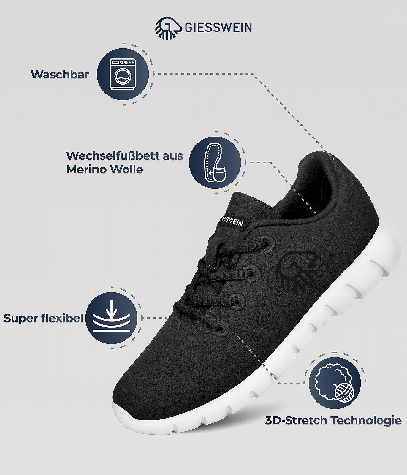 Giesswein Merino Runners Чоловічі Кросівки, фото №9