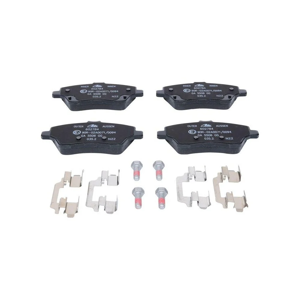 Комплект тормозных колодок, дисковый тормоз ATE 13.0460-2784.2 для FORD передний мост, фото №1