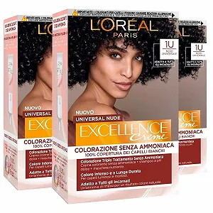 Крем-фарба L'Oréal Paris Excellence Universal Nude Black 1U - 3 кольори - Фото 1