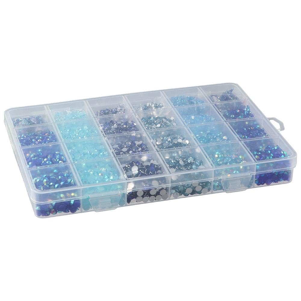 Стрази зі штучної смоли 2 mm, 3 mm, 4 mm, 5 mm, Синій, 30000 шт, фото №6 Стрази зі штучної смоли 2 mm, 3 mm, 4 mm, 5 mm, Синій, 30000 шт, фото №6