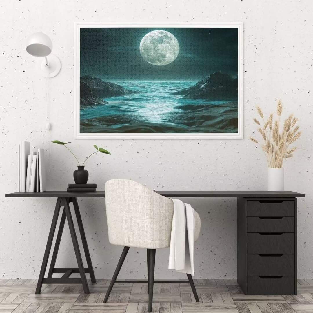 Пазл Model1499 Луна Пляж 2000 элементов деревянный 99 x 70 см в подарочной коробке, фото №7