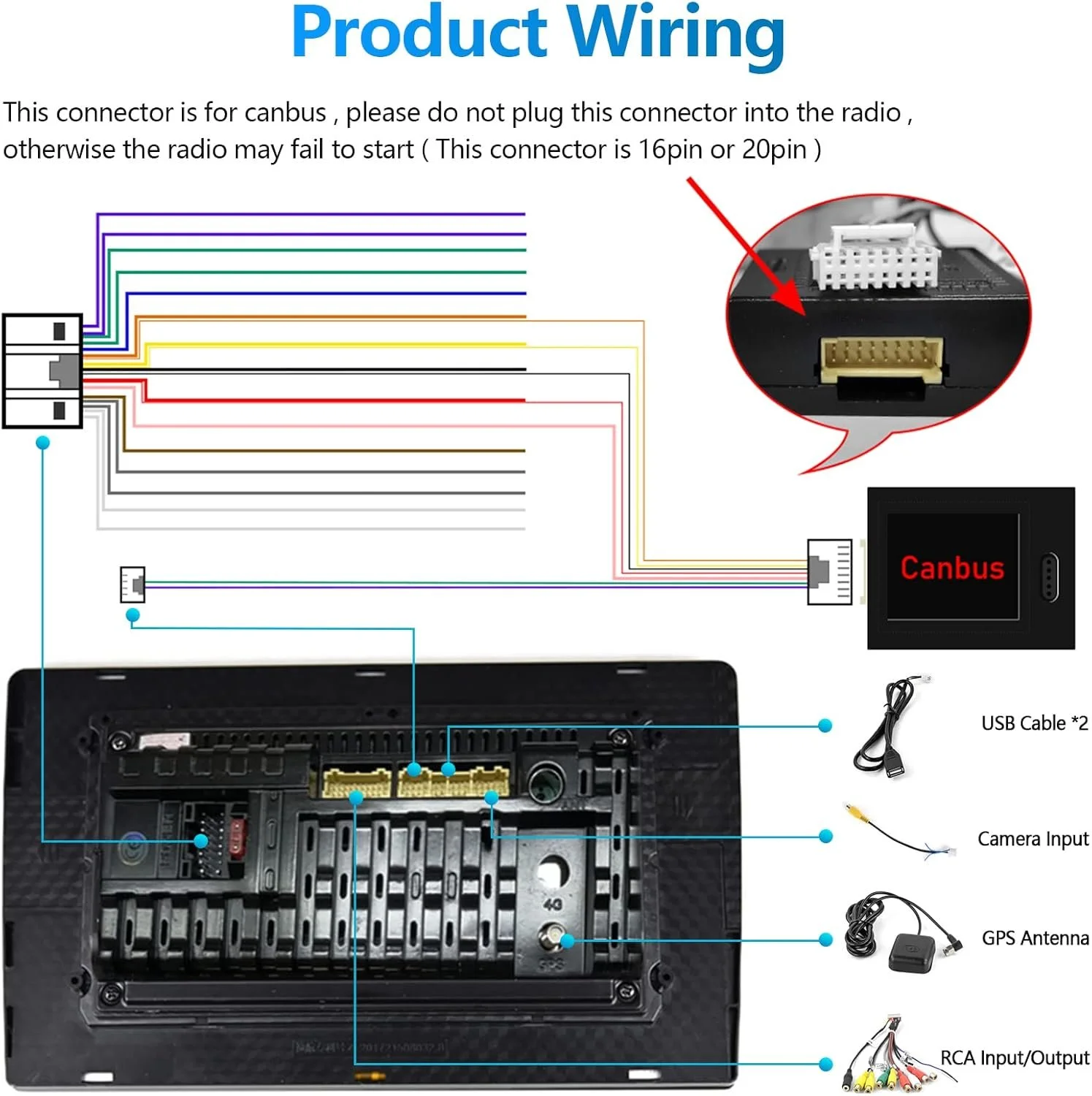 Штатная автомагнитола Podofo для Honda Accord 2003-2007 / 10.1" / Сенсорная / 2/64Гб / Android 13 / Apple CarPlay / Android Auto / Bluetooth / WI-FI / GPS / USB, фото №6