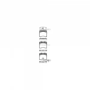 Комплект тормозных колодок, дисковый тормоз TRISCAN 8110 29027 для VW, передний мост - Фото 1