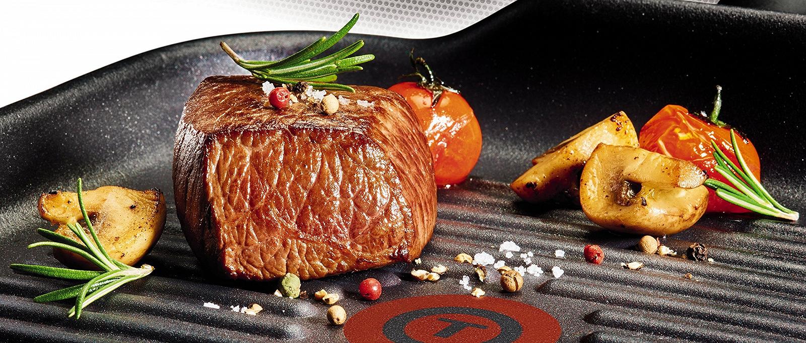 Сковорода-гриль Tefal Talent Pro Induction антипригарна чорна, 26 см, фото №3