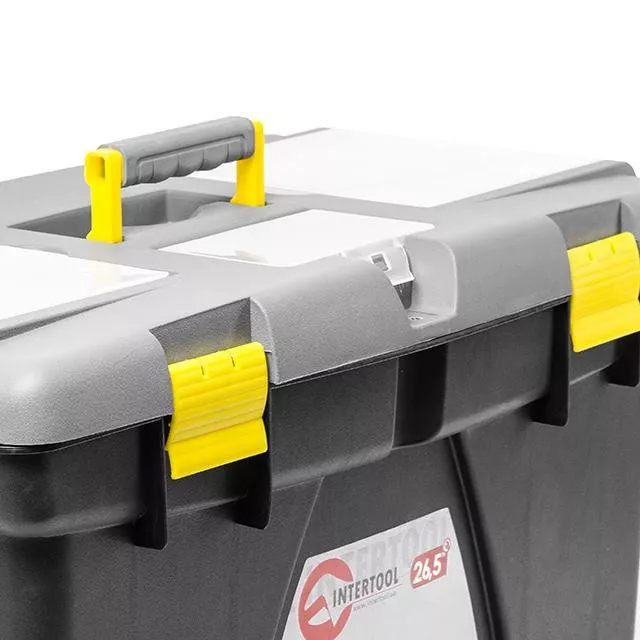 Ящик для инструмента 26.5" 670*393*370мм INTERTOOL BX-0326, фото №9