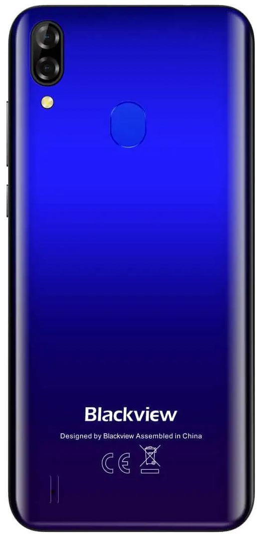 Смартфон 6.1" Blackview A60 Plus 4/64Gb  4G 2SIM 8/5Мп 4 ядер Android 10 Gradient Blue, фото №2