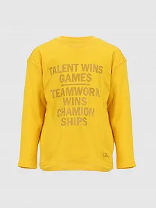 Толстовка LTB Kids RECEBE желтый 164см - Фото 1