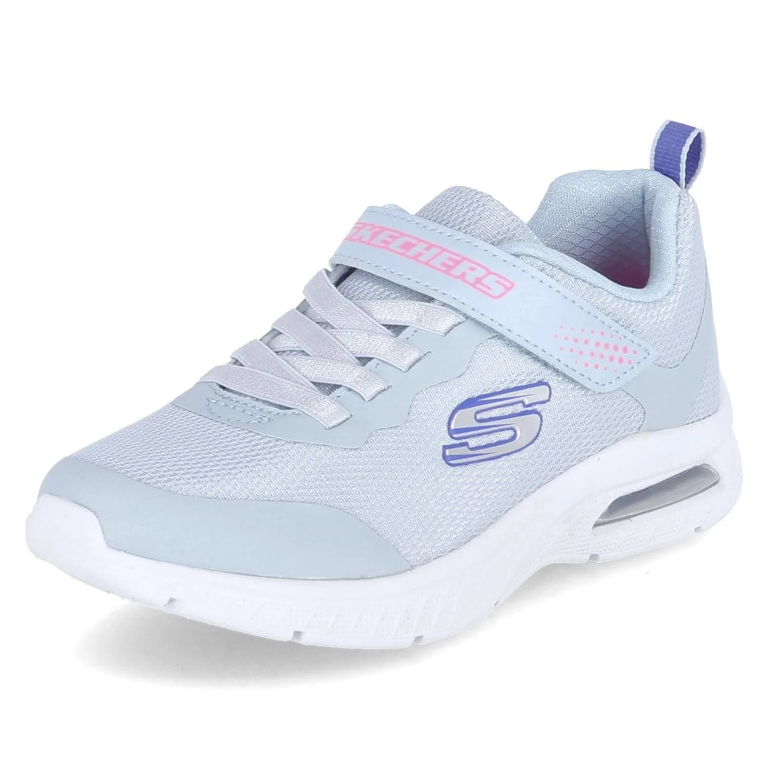 Кроссовки Skechers Microspec Max Plus Subtle Steps для девочек 303546L LTBL Голубой, фото №3