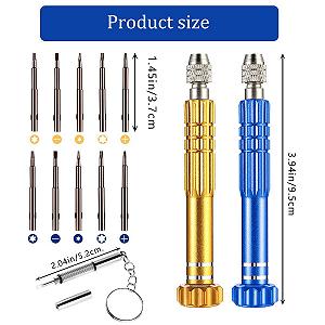 Набір міні-викруток WUWUSU Набір 13 в 1 Комплект для ремонту окулярів synthetic.ua - Фото 1