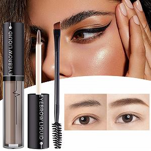 Жидкий карандаш для бровей 3D natürliches wasserfestes Augenbrauenwasser Augenbrauenstift серый 4,5 мл (A, One Size) synthetic.ua - Фото 1