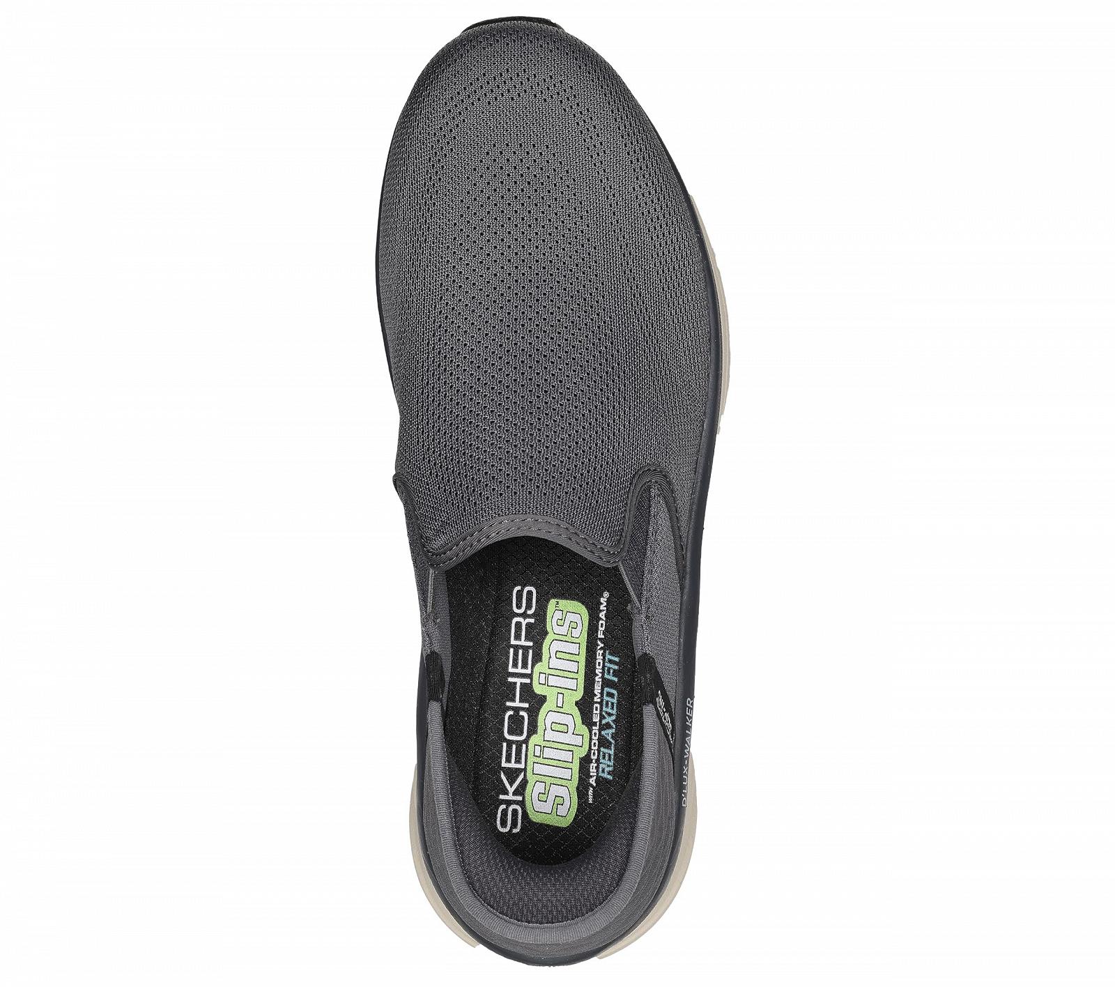 Кроссовки Skechers D'lux Walker мужские, бело-черные, фото №3