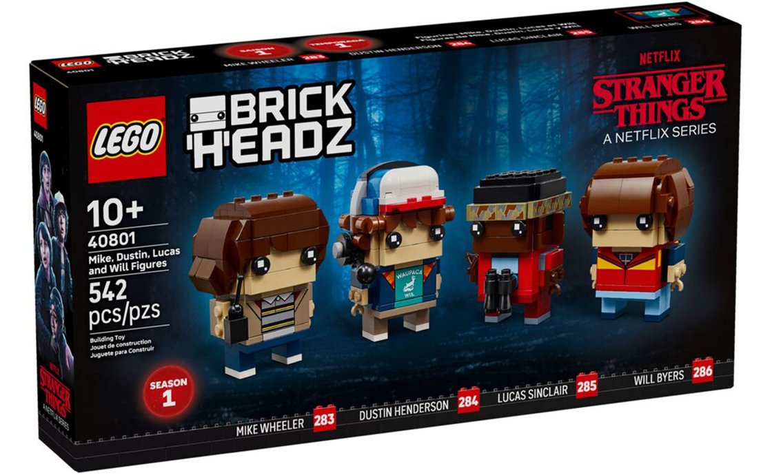 Конструктор Лего LEGO Brick Headz Фигурки Майка, Дастина, Лукаса и Уила (40801), фото №1