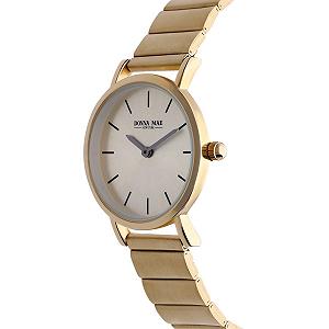 Женские часы Lucardi Donna Mae Позолоченные Сталь Желтое золото 30 мм synthetic.ua - Фото 1