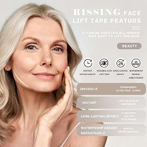Купити Стрічки для підтяжки обличчя RISSING Невидимі, Миттєві наклейки для підтяжки обличчя, 120 штук - Фото 1 Стрічки для підтяжки обличчя RISSING Невидимі, Миттєві наклейки для підтяжки обличчя, 120 штук - Фото 1
