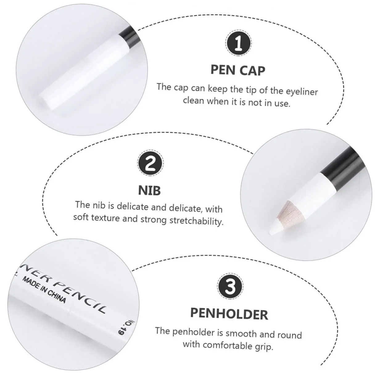 Олівець для очей Beavorty Гелевий, фото №7 Олівець для очей Beavorty Гелевий, фото №7