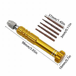 Набір викруток Mini 5-в-1 для ремонту окулярів смартфонів електроніки комп'ютерів годинників окулярів 6 комплектів synthetic.ua - Фото 1