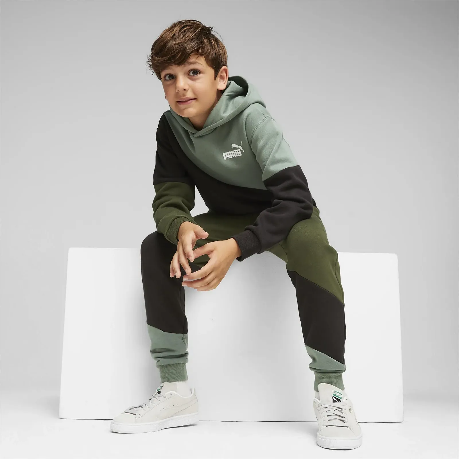 Худі PUMA Power CAT FL B Ponderosa Pine-Charcoal Gray-P, фото №5