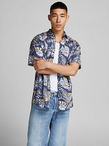 Рубашка Jack&Jones SS LTN 12187954 Ensign Blue S - Фото 1