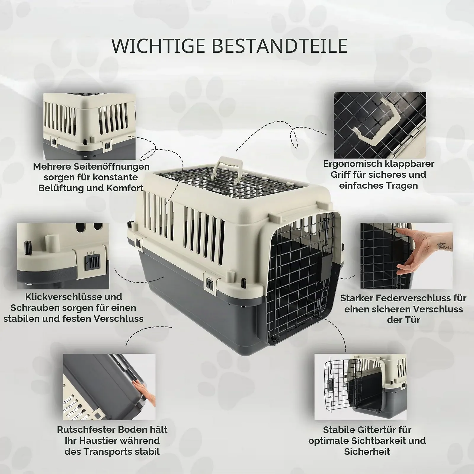 Контейнер для транспортировки 61 x 41 x 40 см до 12 кг, фото №7