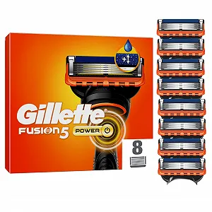 Сменные кассеты для бритвы Gillette Fusion5 Power 8 шт 5 лезвий - Фото 1