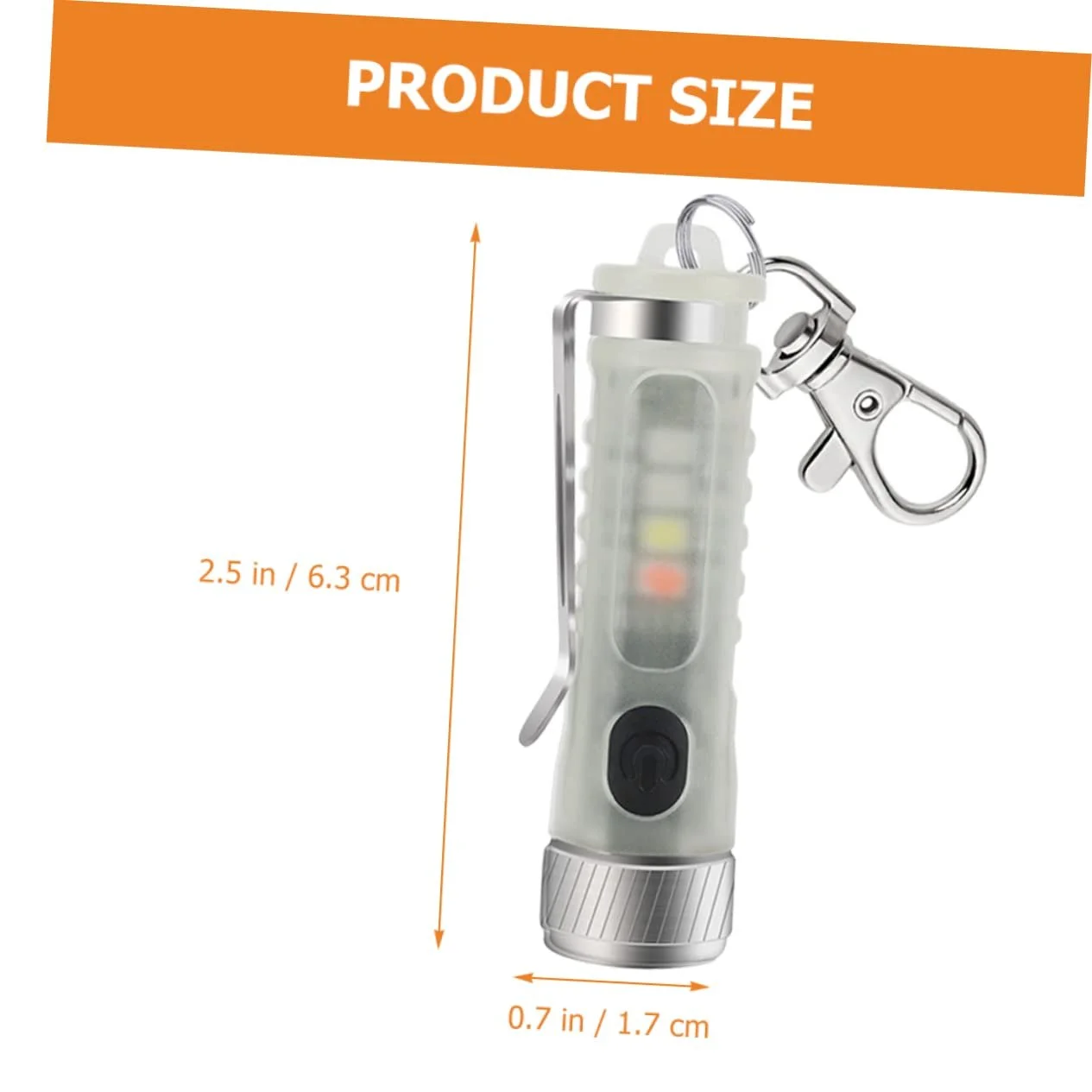 Міні-ліхтарик на брелоку INOOMP 2 x Key Fob Torch, фото №6