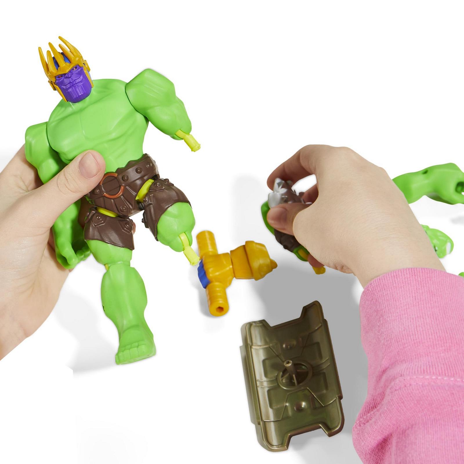 Фігурка Hulk Marvel MixMashers Deluxe з аксесуарами, фото №4