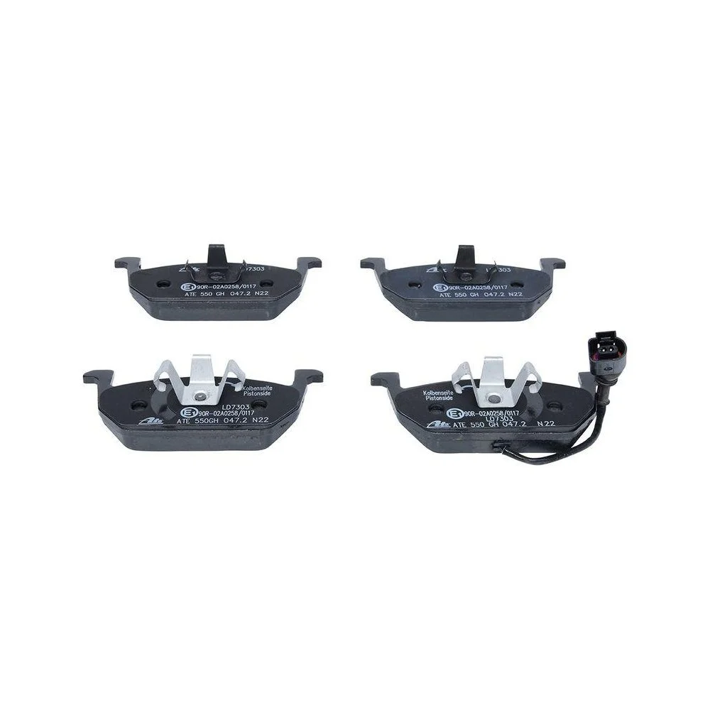 Комплект тормозных колодок, дисковый тормоз ATE Ceramic 13.0470-7303.2 для SEAT SKODA VAG, фото №1