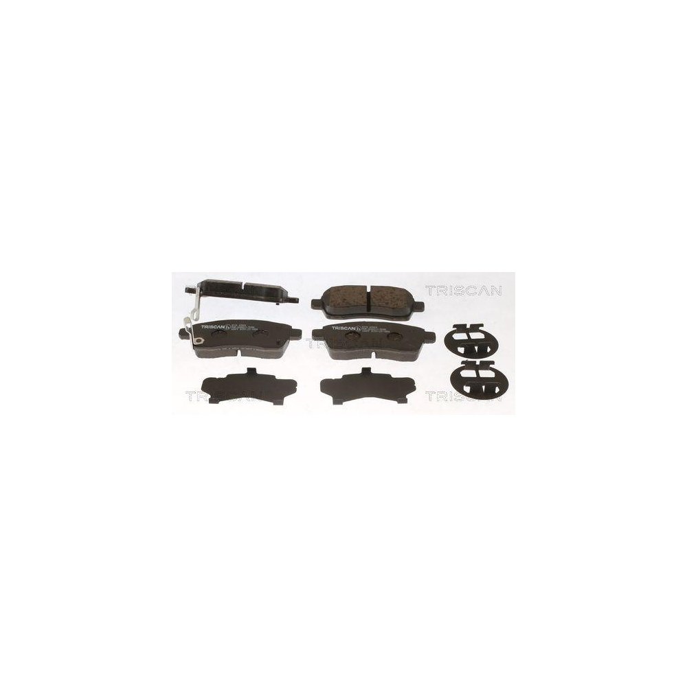Комплект гальмівних колодок TRISCAN 8110 69024 для SUZUKI передня вісь, фото №1 Комплект гальмівних колодок TRISCAN 8110 69024 для SUZUKI передня вісь, фото №1
