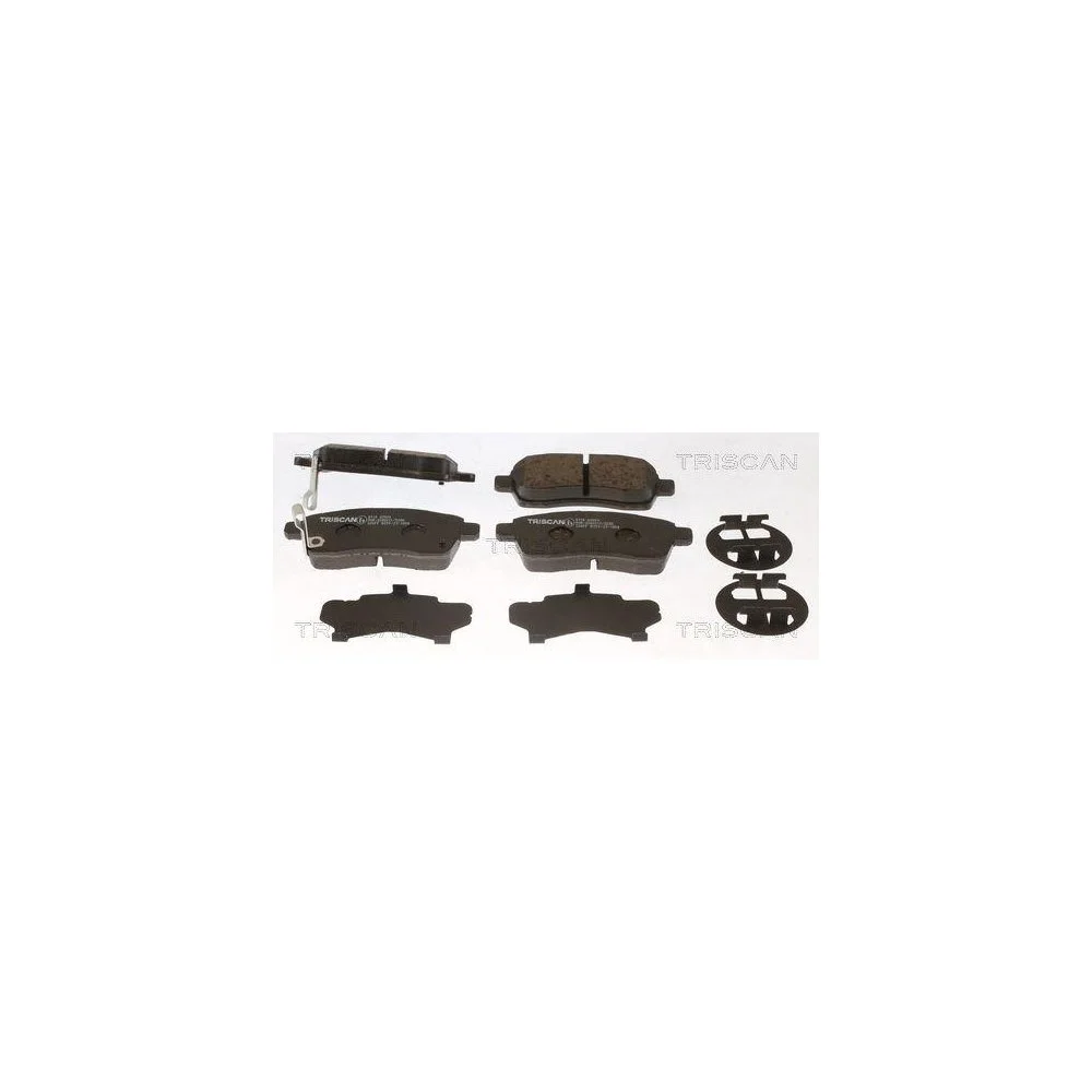 Комплект тормозных колодок TRISCAN 8110 69024 для SUZUKI передняя ось, фото №1