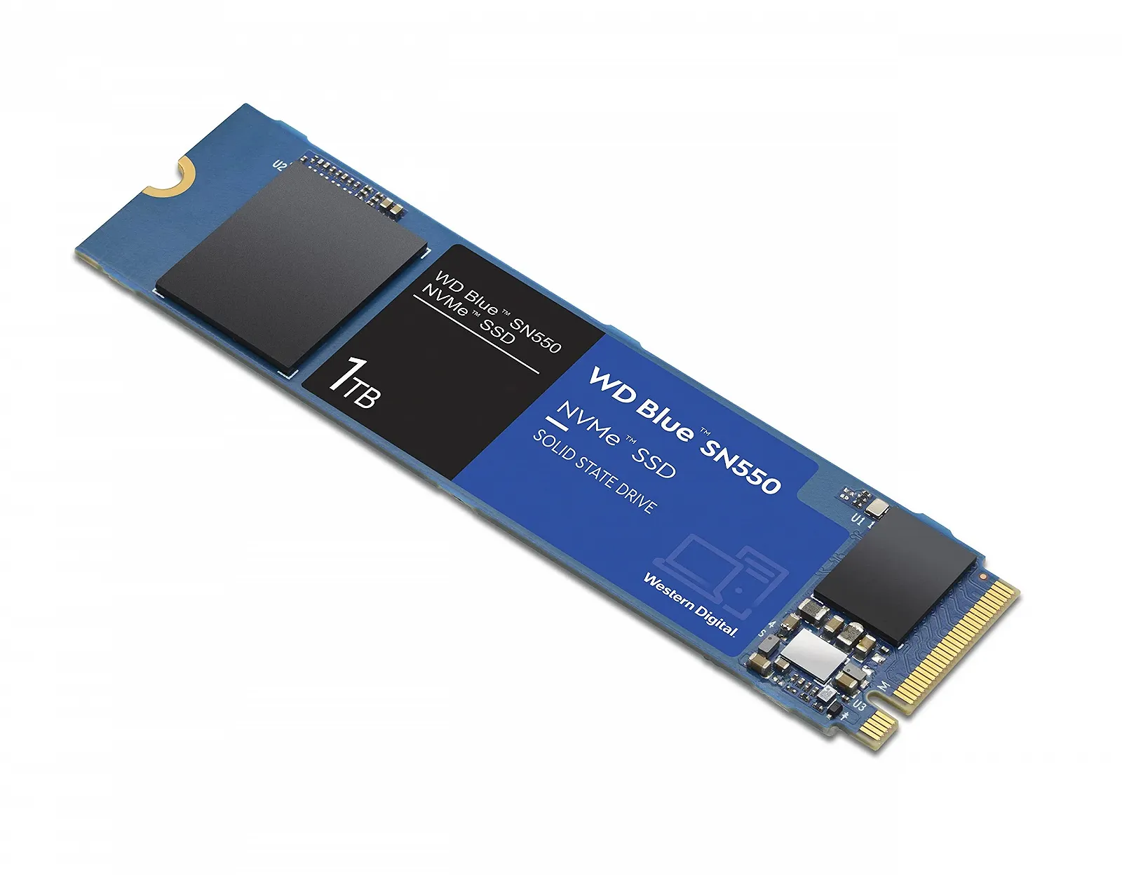 SSD-накопитель Western Digital Blue SN550 1ТБ M.2 PCIe NVMe Blue, фото №3 SSD-накопитель Western Digital Blue SN550 1ТБ M.2 PCIe NVMe Blue, фото №3