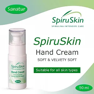 Крем для рук Sanatur SpiruSkin 50 мл Для всех типов кожи synthetic.ua - Фото 1