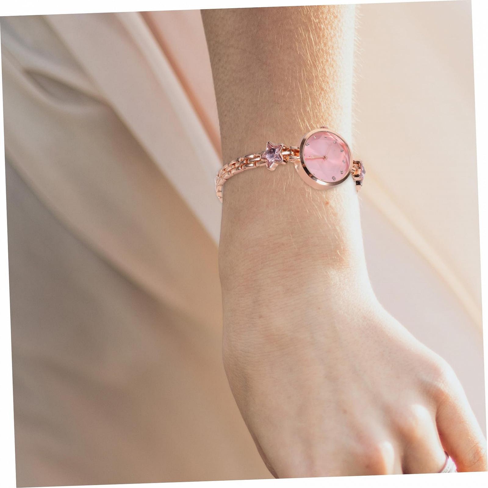 Жіночий годинник Healvian Кварцовий з дизайном у формі зірки з Rhinestone Водонепроникний, фото №4